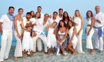 La gran fiesta de blanco que reunió al Cholo Simeone y Carolina Baldini: desde el look de Eva Bargiela a la foto familiar