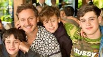 Benjamín Vicuña pasa un domingo relajado junto a sus hijos