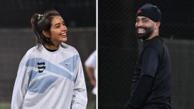 María Becerra sorprendió a todos al jugar un divertido picado con el reguetonero Arcángel