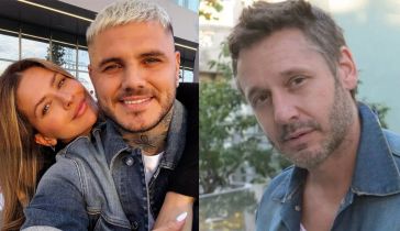 Mauro Icardi, La China Suárez y Benjamín Vicuña