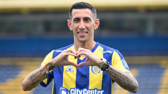 Rosario Central's forward Ángel Di María 