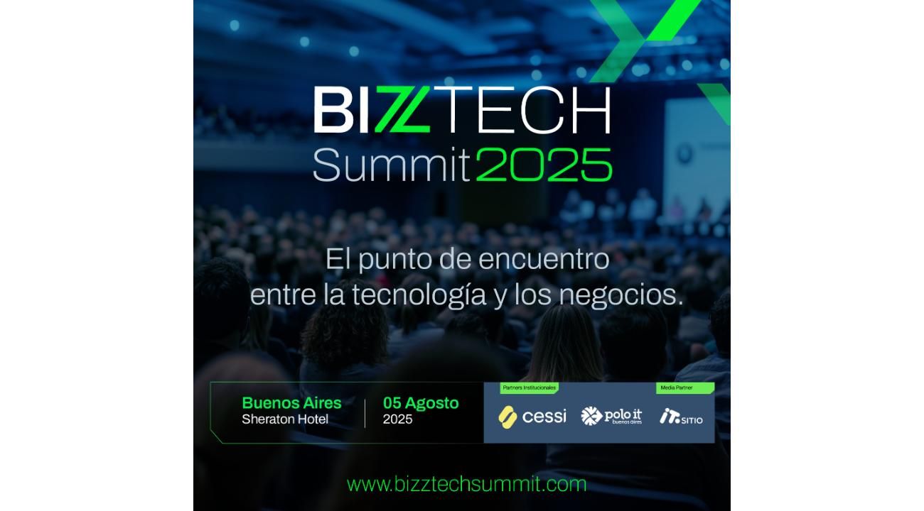 BizzTech Summit llega Buenos Aires: el evento que conecta a líderes de negocios con desarrolladores de tecnología.