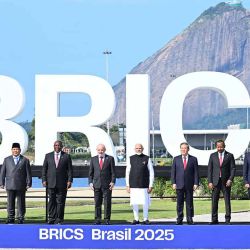 Líderes asistentes a la sesión plenaria de  | Foto:Xinhua