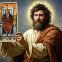 Milie como Moisés, y el tarot del emperador | Foto:CEDOC