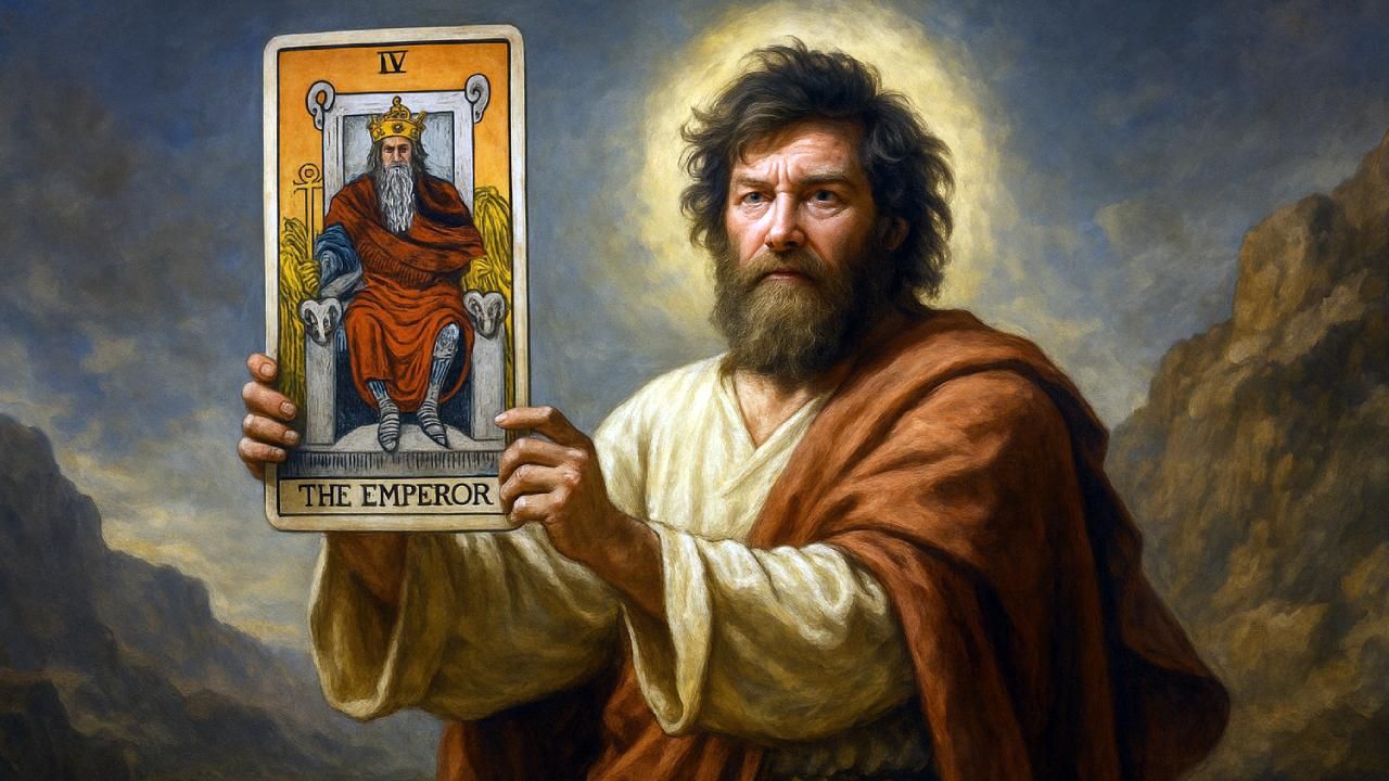 Milie como Moisés, y el tarot del emperador | Foto:CEDOC