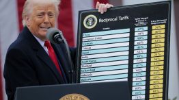 President Trump Holds "Make America Wealthy Again Event" In White House Rose Garden