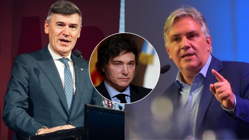 Llaryora y Passerini opinaron de Milei