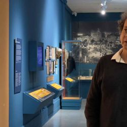 Gabriel Di Meglio en una visita guiada. | Foto:MHN