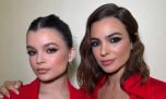Jean wide leg y campera con corderito: Agustina Cherri y Muna Pauls eligieron looks en tendencia para una noche de espectáculo
