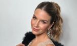 Marcela Kloosterboer fue por todo, combinó denim y encaje para una noche con amigas