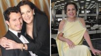 Mónica Gonzaga y su hijo Adriano Sessa