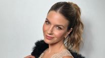 Marcela Kloosterboer fue por todo, combinó denim y encaje para una noche con amigas