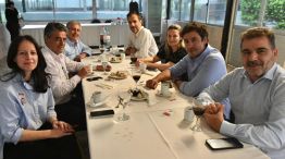 Intendentes del PRO junto a Cristian Ritondo
