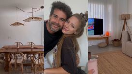 Nicolás Cabré y Rocío Pardo mostraron su nueva casa: estilo rústico, colores neutros y decoración minimalista