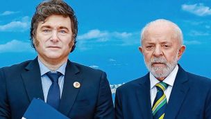 Milei y Lula Da Silva