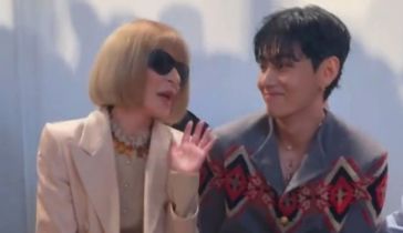 Anna Wintour y Kim Taehyung