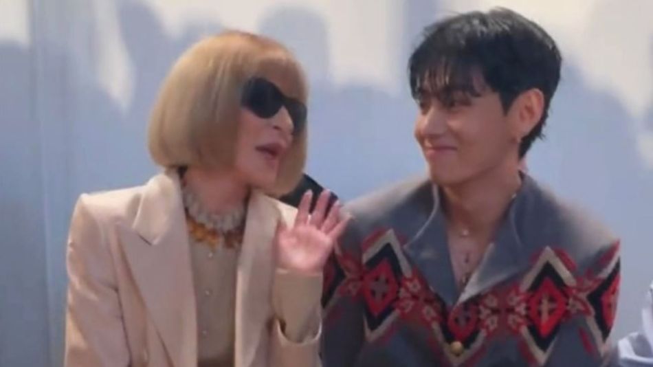 Anna Wintour y Kim Taehyung