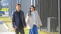 Roberto García Moritán y Priscilla Crivocapich: gestos de cariño y complicidad en público