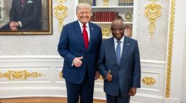 Donald Trump y Joseph Boakai