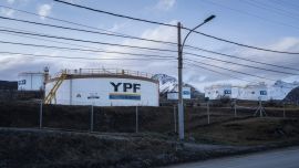 A YPF storage terminal in Ushuaia, Argentina.