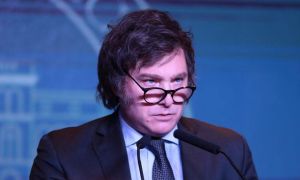 El presidente Javier Milei  