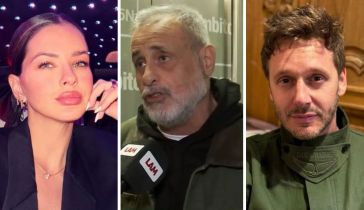 China Suárez, Jorge Rial y Benjamín Vicuña