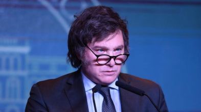 El presidente Javier Milei  