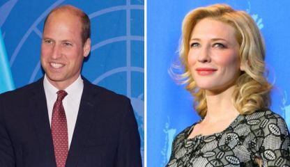 Príncipe William y Cate Blanchett
