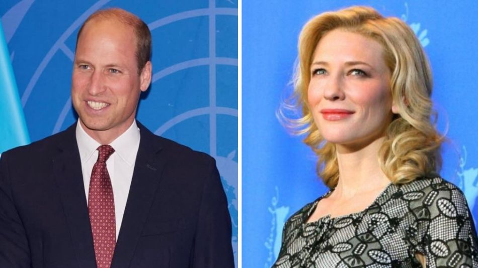 Príncipe William y Cate Blanchett