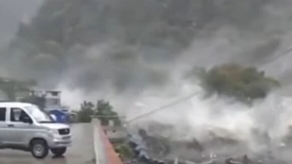 Así fue la impactante avalancha de lodo que destruyó un pueblo en China.