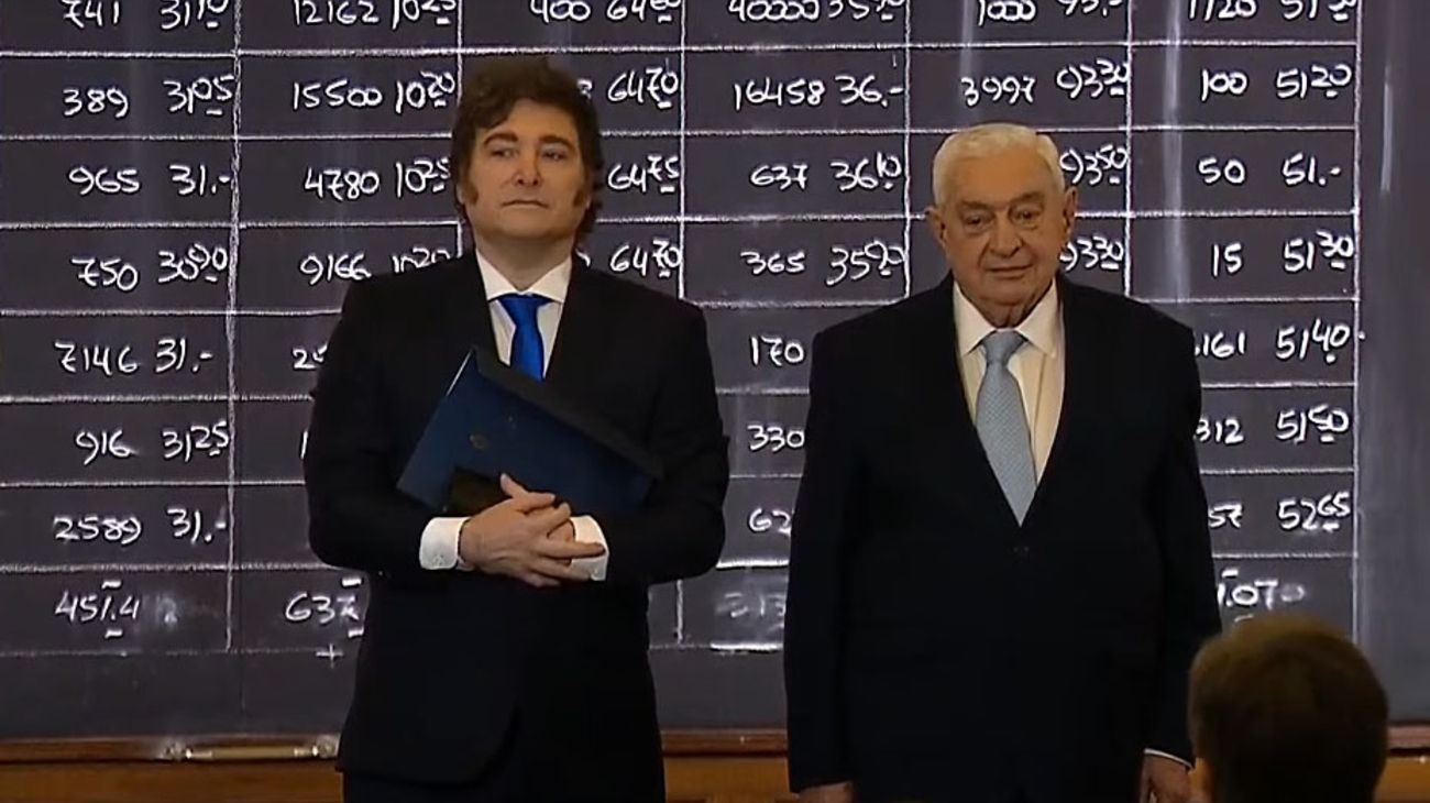 20250710 El presidente Javier Milei dio un discurso en la Bolsa de Comercio de Buenos Aires