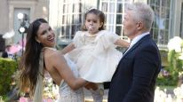 Barby Franco y Fernando Burlando con su hija Sarah
