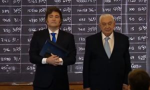 20250710 El presidente Javier Milei dio un discurso en la Bolsa de Comercio de Buenos Aires
