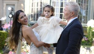 Barby Franco y Fernando Burlando con su hija Sarah