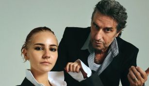 Mora y Diego Peretti