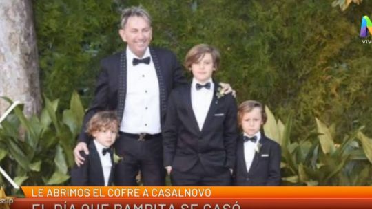 Daniel Casalnovo y los hijos de Pampita 