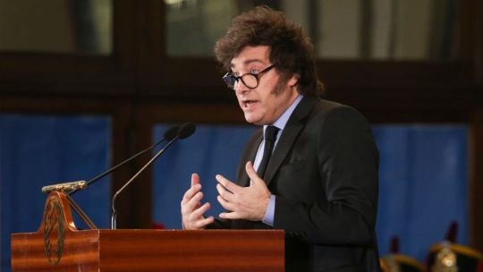 Javier Milei, presidente de la Nación