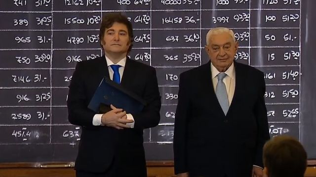 20250710 El presidente Javier Milei dio un discurso en la Bolsa de Comercio de Buenos Aires