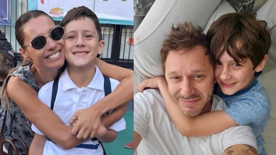 Pampita, Benjamin Vicuña y Benicio Vicuña