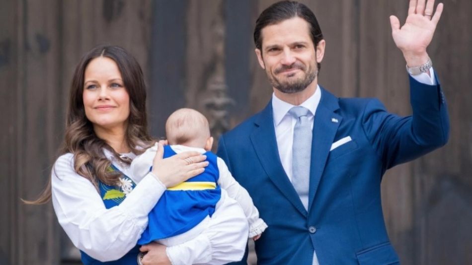 Príncipes Carlos Felipe y Sofía, junto a la princesa Inés de Suecia