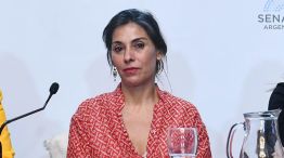 La senadora Lucía Crexell