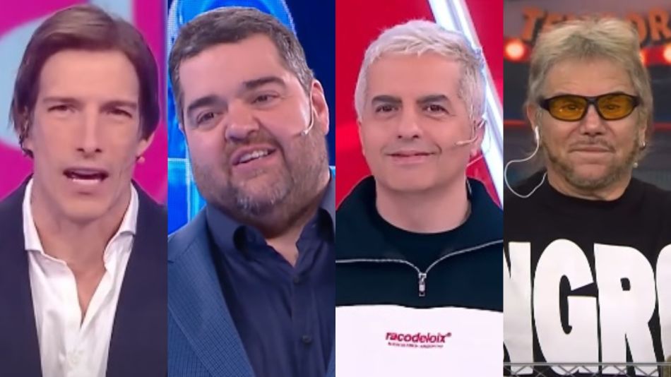 Iván de Pineda, Darío Barassi, Ángel de Brito y Beto Casella