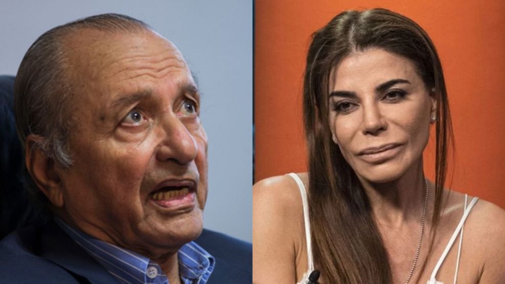 Eduardo Menem y su sobrina Zulemita Menem