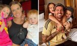 Así fue el cumpleaños del hijo de Rodrigo De Paul y Cami Homs: torta personalizada, merienda con amigos y encuentro con su papá