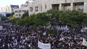 Nuevas manifestaciones en el rectorado de la UBA