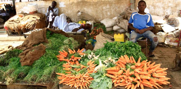 Imagen de un mercado, en Omdurman, en el norte de la capital sudanesa de Jartum.
