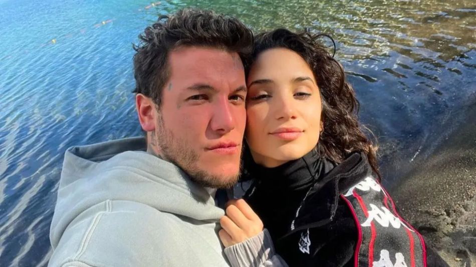 Alex Caniggia y Melody Luz