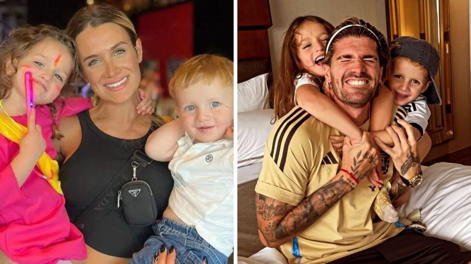 Así fue el cumpleaños del hijo de Rodrigo De Paul y Cami Homs