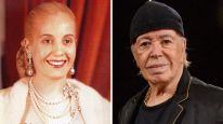 Miguel Romano y Eva Perón