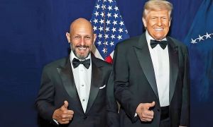 Leonardo Scatturice con Donald Trump